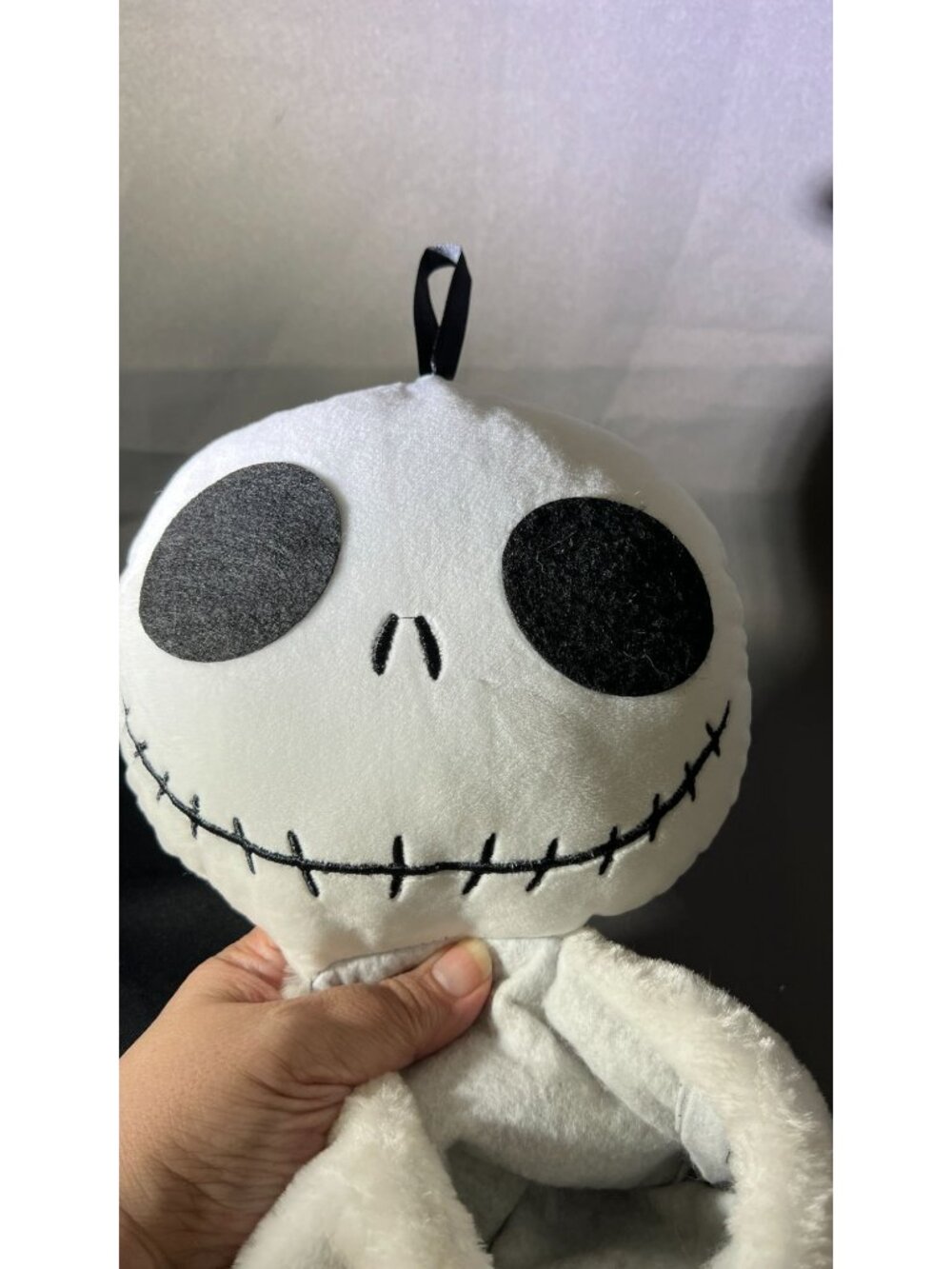 Disney Jack Skellington Plush Stocking Nightmare Holiday Design - Picture 4 of 4
